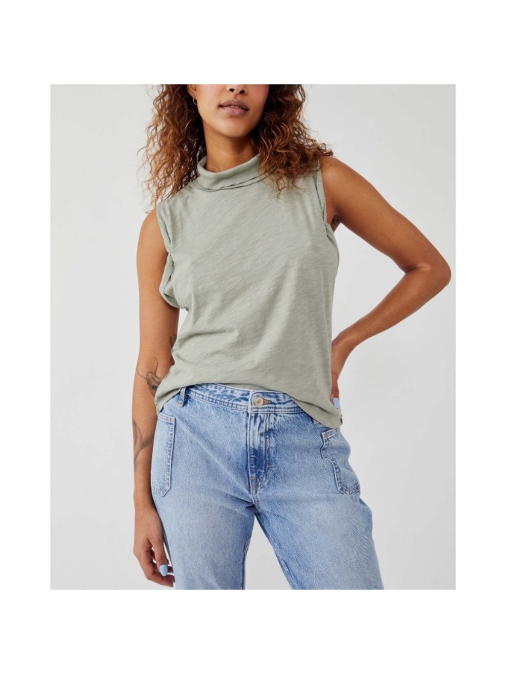 NEW✨FREE PEOPLE WE THE FREE XENA TANK / SEAGRASS